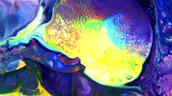 Abstract Colorful Sacral Liquid Waves Texture 338 alt