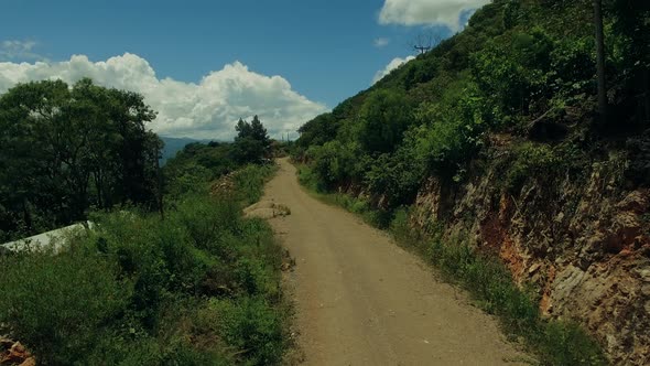 AEREALS FROM VARIOUS MAYAN NEW HOUSES IN CHIAPAS MEXICO SHOT IN 4K