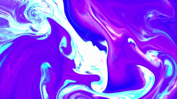 Psychedelic Color Spreading Paint Swirling