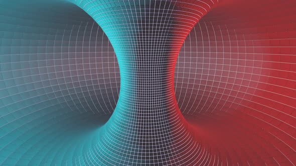 Abstract Visualization of a Wormhole