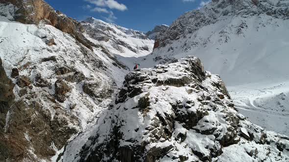 Climber Of Winter Mountains