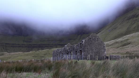 The Derelict Old School at Gleniff Horseshoe in County Sligo - Ireland