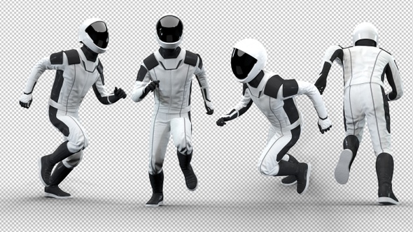 Astronaut Running alt