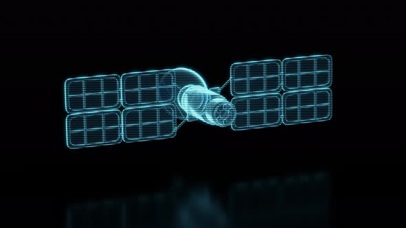 Loop rotation of artificial satellite