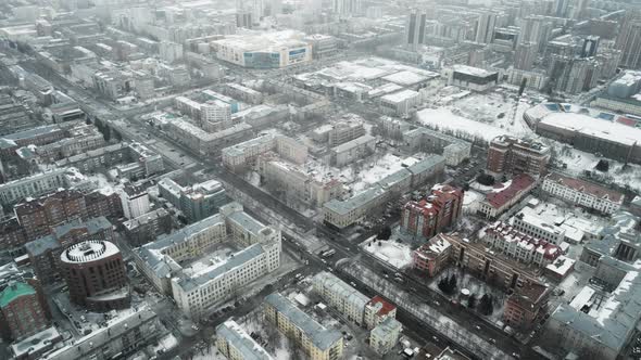 Many City Houses in Novosibirsk