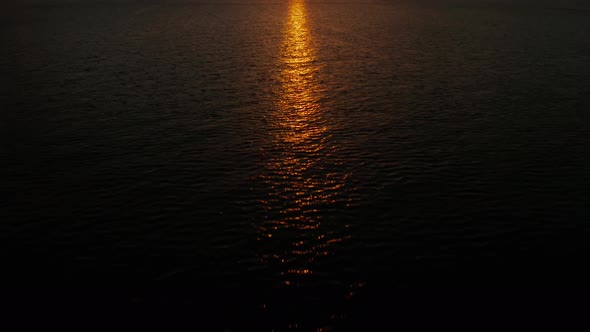 Colorful Sunset Over Tropical Islands