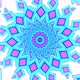 Colorful Elongated Multi-color Octahedron kaleidoscope Mandala Loop - VideoHive Item for Sale