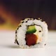 video 180 degrees -rolls sushi in motion- Asian gastronomy - VideoHive Item for Sale