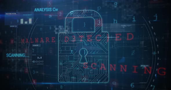 Cyber attack: digital security at risk 4k