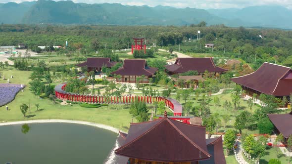 Hinoki Land Japan Attraction in Chai Prakan District, Chiang Mai, Thailand