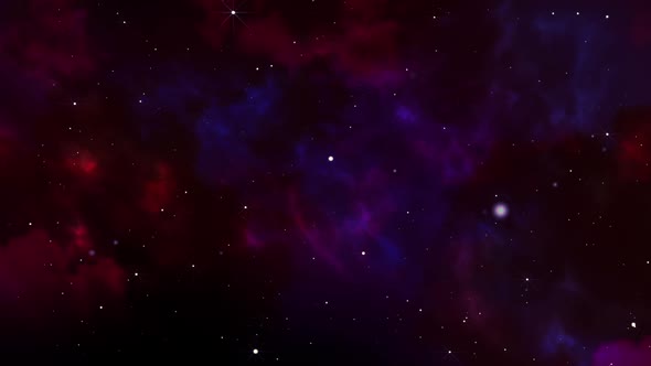 Nebula Flying Through