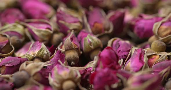 Dried herbal tea rose