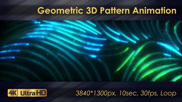 Seamless Geometric 3D Pattern Animation