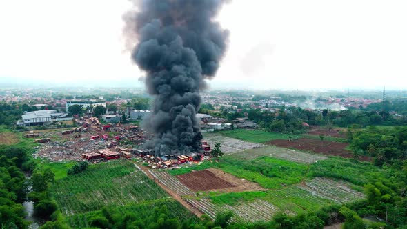 Bus Trans Jakarta Burning