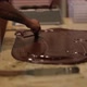 Tempering Chocolate Making Process On Counter In Belize - VideoHive Item for Sale