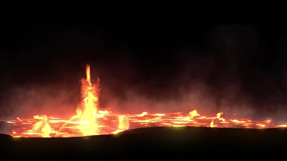 Magma pool