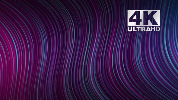 Abstract Colorful Motion Lines 4k Background Loop v1