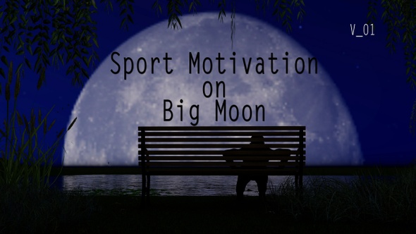 Sport Motivation On Big Moon