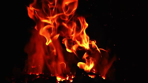 Slow Motion Volcanic Hell Fire 5