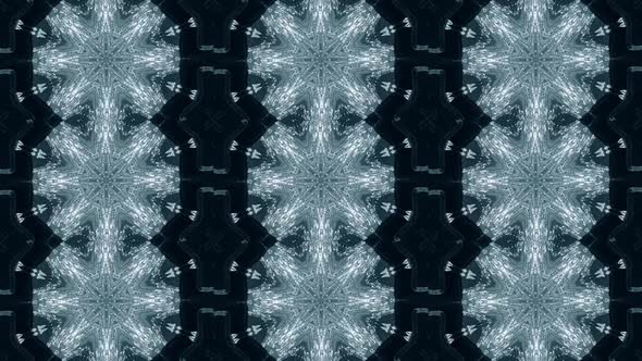 Abstract Animated Kaleidoscope Motion Background