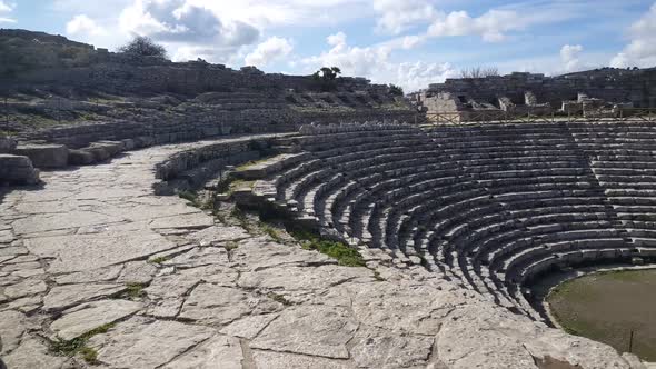 Pan from the Greek theatre of Segesta 