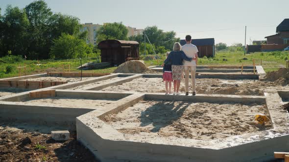 The Family Is on the Foundation of Their Future Home