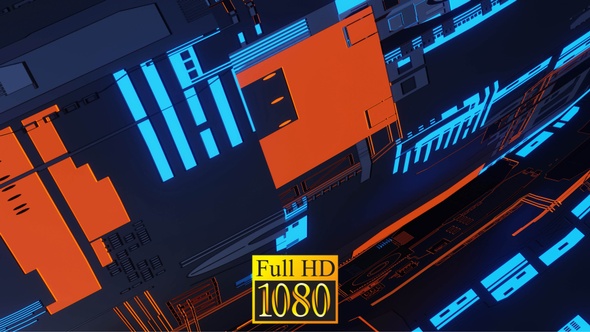 Sci Fi Streams Loop Background HD