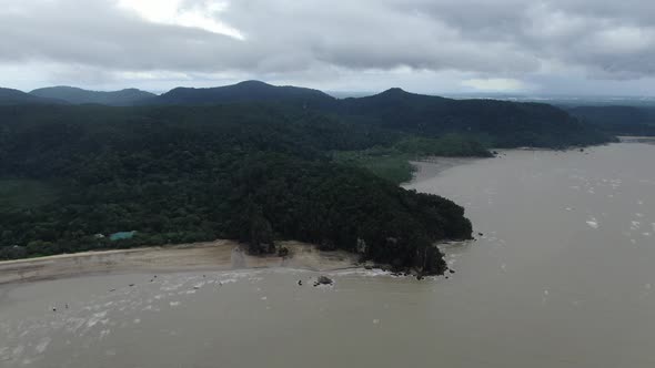 The Beaches at the most southern part of Borneo Island