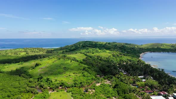 Basot Island, Caramoan, Camarines Sur, Philippines. Lighthouse on a Tropical Island.