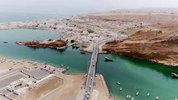 Sur Bridge 4K Drone Oman