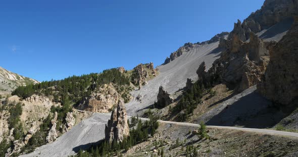 The Izoard pass, the Casse deserte, Queyras range, Hautes Alpes, France