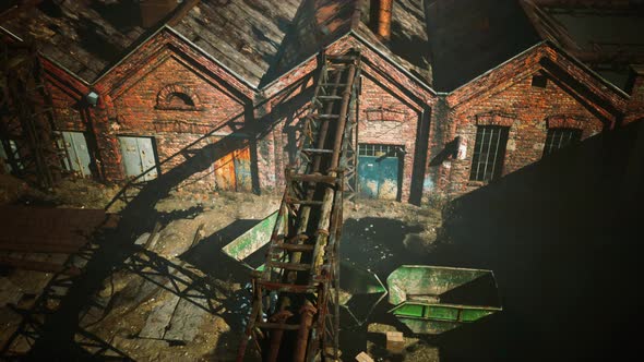 Ruins of a Very Heavily Polluted Industrial Factory alt
