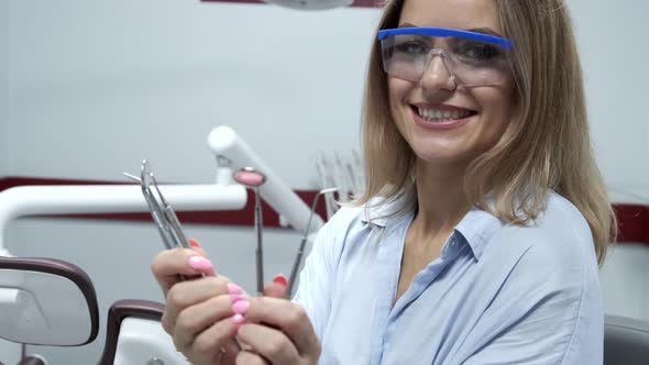 Dental Tools Being Used at the Dentist