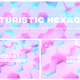 Colorful Hexgon Flowing Background - VideoHive Item for Sale
