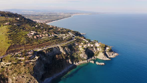 Pietragrande Coast Aerial View