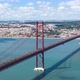 4K timelapse of 25 de Abril (April) Bridge in Lisbon - Portugal - UHD - VideoHive Item for Sale