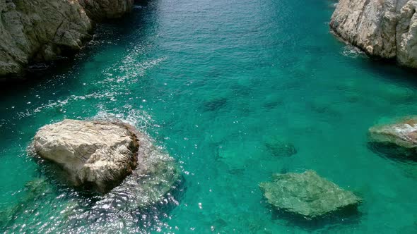 Cove on the Mediterranean Coast in Turkey