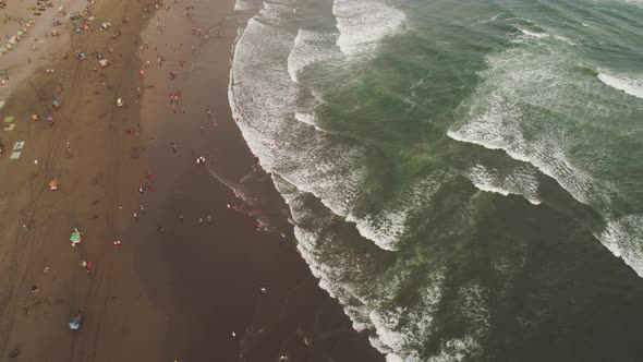 Sandy Beach Near the Ocean Yogyakarta