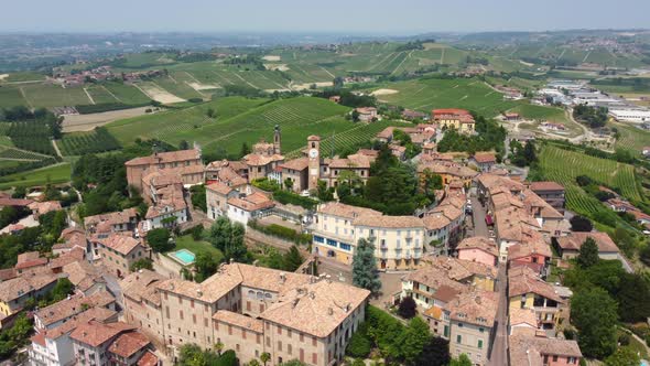 Neive Town in Langhe Monferrato, Piedmont