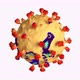 Polygonal Virus Changes Color 4k - VideoHive Item for Sale