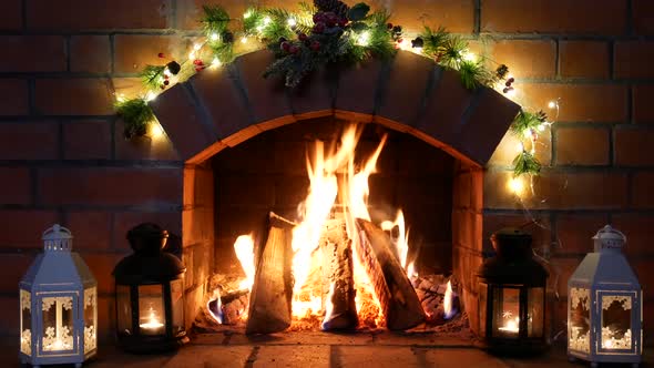 Christmas Fireplace