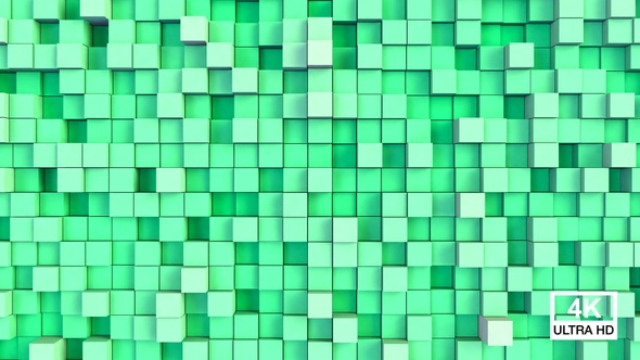 Cube Background Mint