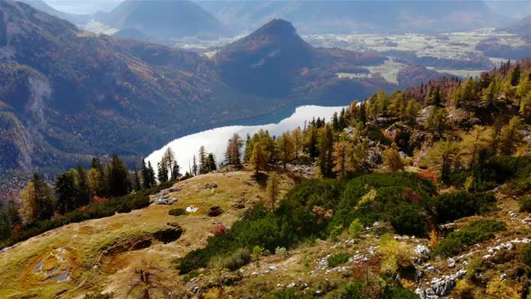 Beautiful Autumn Landscape in the Mountains