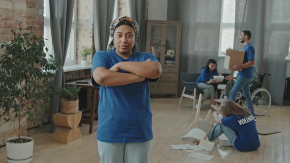 Portrait of African-American Female Volunteer