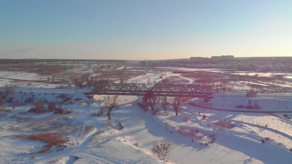 Railway Bridge Winter