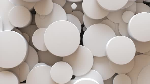 White Circles Random Pulsing alt