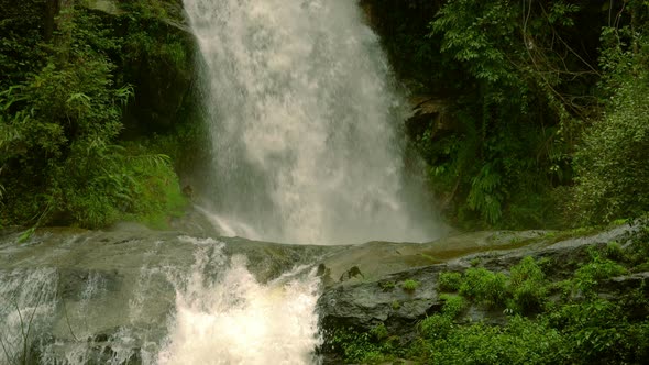 Waterfall In Forest