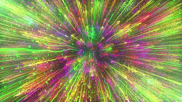 Colorful Fireworks Particles V14