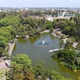 Lake, Fountain, Lagoon, Independence Park (Rosario, Argentina) aerial view - VideoHive Item for Sale
