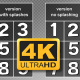 Set of digits 4K - VideoHive Item for Sale